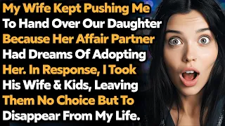 Cheating Wife Pushing Me To Hand Over Our Daughter Cuz Her Affair Partner Had Dreams Of Adopting Her