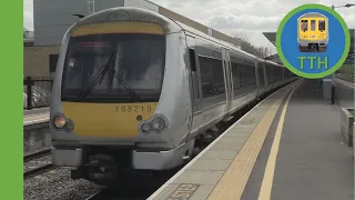 Class 168 + 165 combo departs Oxford