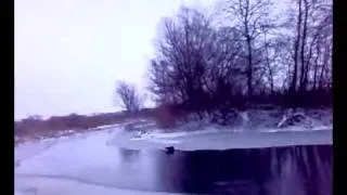 Strange creature from the river catched on video.