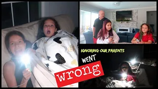 IGNORING OUR PARENTS IN QUARANTINE WENT WRONG | SISTER FOREVER