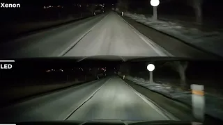 LED vs Xenon D3S Skoda Octavia 3