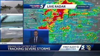 Jonathan Conder looks at radar, breaks down Wednesday's storm risk