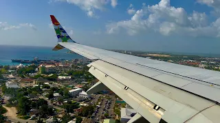 [4K] – Stunning Grand Cayman Landing – Cayman Airways – Boeing 737-8 Max – ICT – VP-CIX – SCS 1145