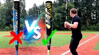 2021 META vs. the ILLEGAL 2020 META - Louisville Slugger BBCOR Baseball Bat Reviews