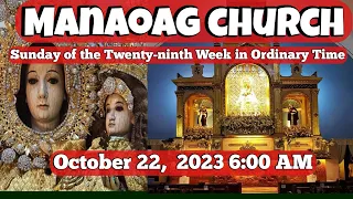 Sunday Mass Today Our Lady Of Manaoag Live Mass Today  - 6:00 AM October 22, 2023