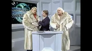 Dusty Rhodes & Magnum T.A. The Infamous Fur Coat Promo 12/14/85 #DustyRhodes