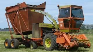 Dronningborg D5500 Self-Propelled Forage Harvester | Harvesting Grass | Danish Agriculture