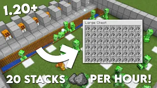 Minecraft Easy CREEPER Farm 1.20+ Tutorial - 20 stacks Gunpowder Per Hour