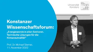 „Energiewende in allen Sektoren“ – Konstanzer Wissenschaftsforum 2022