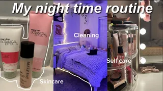 My night time routine *cleaning, hauls, and skincare*🫧✨🤍