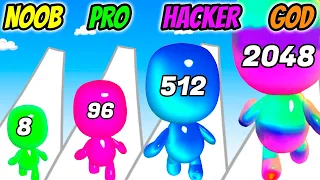 Man Runner 2048 - NOOB vs PRO vs HACKER vs GOD