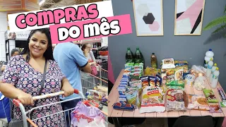 Compras do mês mercado gastando pouco Assaí Ju Tollayne carvalho vlog rotina vida de casada