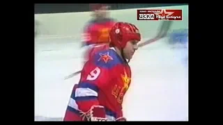 1987 ЦСКА - Динамо (Москва) 5-5 Чемпионат СССР по хоккею