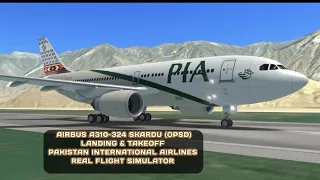 AIRBUS A310-324 PIA LANDING & TAKEOFF SKARDU PAKISTAN RFS #diy #update #how #trending #viral #latest