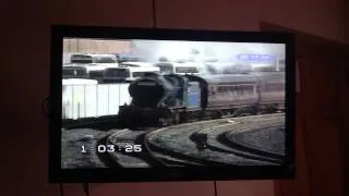 Steam Train No.85 Merlin Leaving Great Victoria Street Station 1995