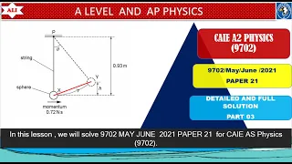 CIE A Level Physics Paper 2 Solution -May June 2021 Paper 21 -9702 MJ2021 21-Part 03