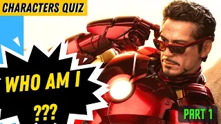 Guess the Avengers Characters | Part 1 | Movie Trivia Quiz 2022