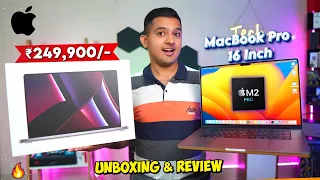 MacBook Pro 16" M2 Pro - Unboxing & Review⚡️Most Expensive Editing Machine ! 🔥🔥