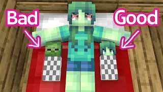 Monster School : Bad Boy vs Good Girl - Baby Zombie Minecraft Animation