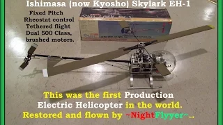 The 1st production Electric Helicopter imported to the USA was the Skylark EH-1, made in Japan.