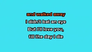 Willie Nelson - I'll Love You Till The Day I Die [Karaoke Version]