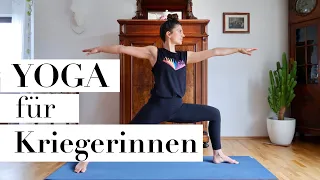 Yoga Flow mit Fokus auf Kriegerhaltungen und stehenden Asanas