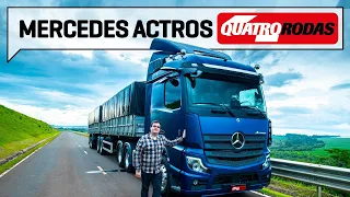 Dirigimos o Mercedes Actros, o caminhão mais tecnológico do Brasil | Quatro Rodas