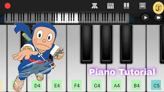 Ninja Hattori Theme Song | Easy Piano Tutorial