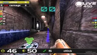 cl0ck vs carnage - Quakecon 2014 Group F Round 3 (Quake Live VOD)