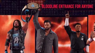 How to get Bloodline entrance for any Superstar in WWE2k23 !