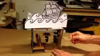 Cardboard Ship Automaton