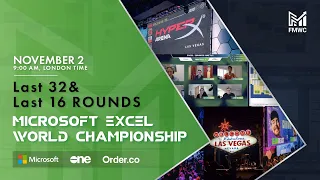 Microsoft Excel World Championship 2023 - Last 32 & Last 16 Rounds