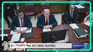 Why is Trump's hush money trial not being televised?