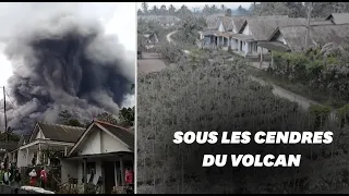En Indonésie, l'impressionnante éruption du volcan Semeru