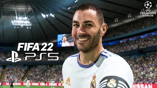 FIFA 22 | Real Madrid VS Man City - UEFA Champions League Semi Final 2st Leg | PS5 4K