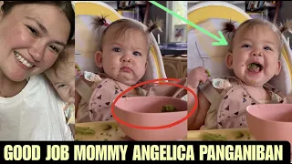 ANAK ni Angelica Panganiban WALANG ARTE sa PAGKAIN ng BROCOLLI