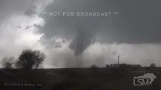 04-12-2022 Palmer, Iowa Multiple Strong Tornadoes *Time-Lapse*