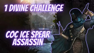 CI CoC Ice Spear Assassin - 1 Div challenge! PoE 3.22 Ancestor