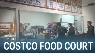 We tried the Costco food court and it totally blew us away