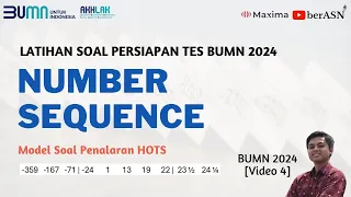 SOAL TES KEMAMPUAN DASAR (TKD) BUMN 2024 NUMBER SEQUENCE POLA PENALARAN HOTS