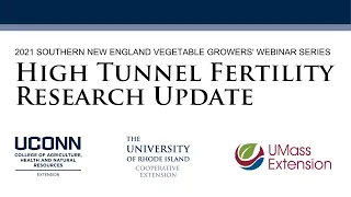 High Tunnel Fertility Research Update