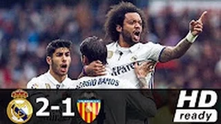 Real Madrid vs Valencia 2-1 - All Goals Highlights - 29/04/2017 - HD