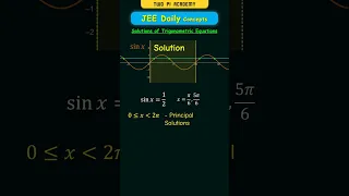 Solution of a Trigonometric Equation #jeedailyconcepts #trigonometry