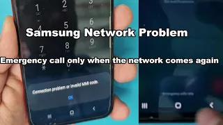 Samsung Network Problem | Emergency call only when the network comes again A10,A10s,A20,A30,A50,A51,
