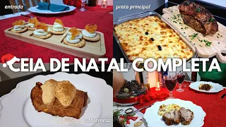 CEIA DE NATAL COMPLETA COM R$100,00 | Desafio ceia de natal com entrada, prato principal e sobremesa