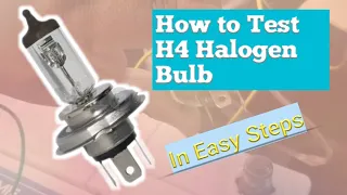 Testing H4 Halogen Bulb for Headlight  | How to | Tagalog