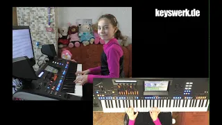 Die Gefühle haben Schweigepflicht played by Verenice Heitsch (9 Jahre) Yamaha Genos 2 Deluxe