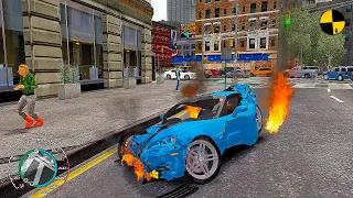 GTA 4 Crash Testing Mega Ramp Real Car Mods Ep.8