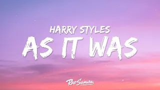 Harry Styles - As It Was (Lyrics)