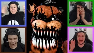 4 FACECAMS! ☠ - Five Nights at Freddy's Multiplayer!